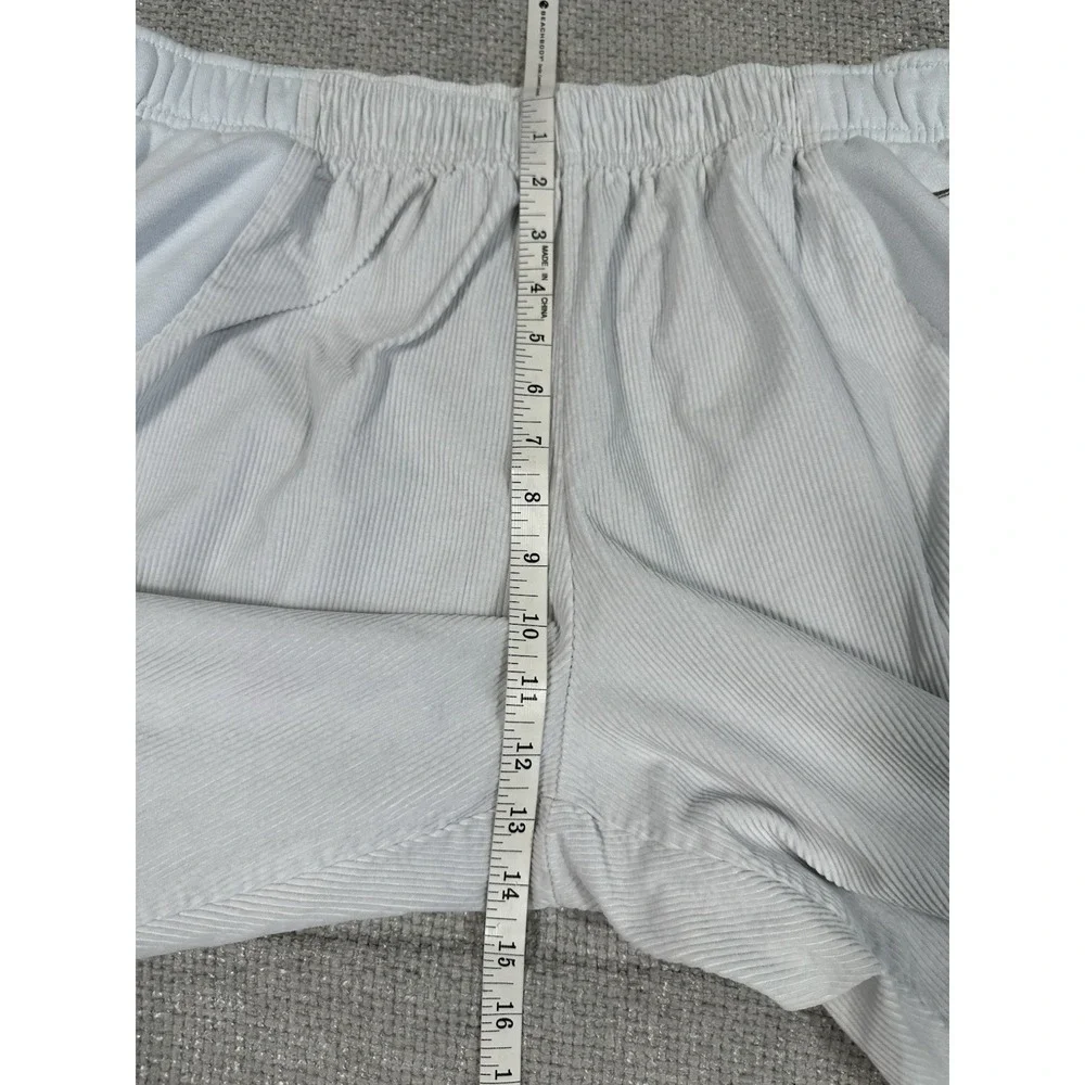 Nike Air Joggers Womens 2XL Platinum High Waisted Corduroy Fleece Pants - Picture 8 of 12
